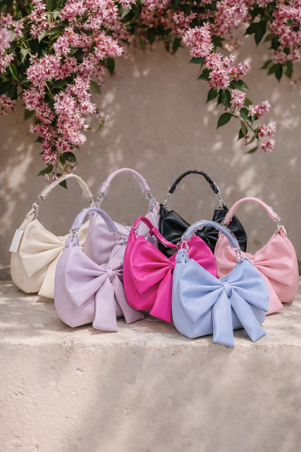 Premium Soft Bow Handbag