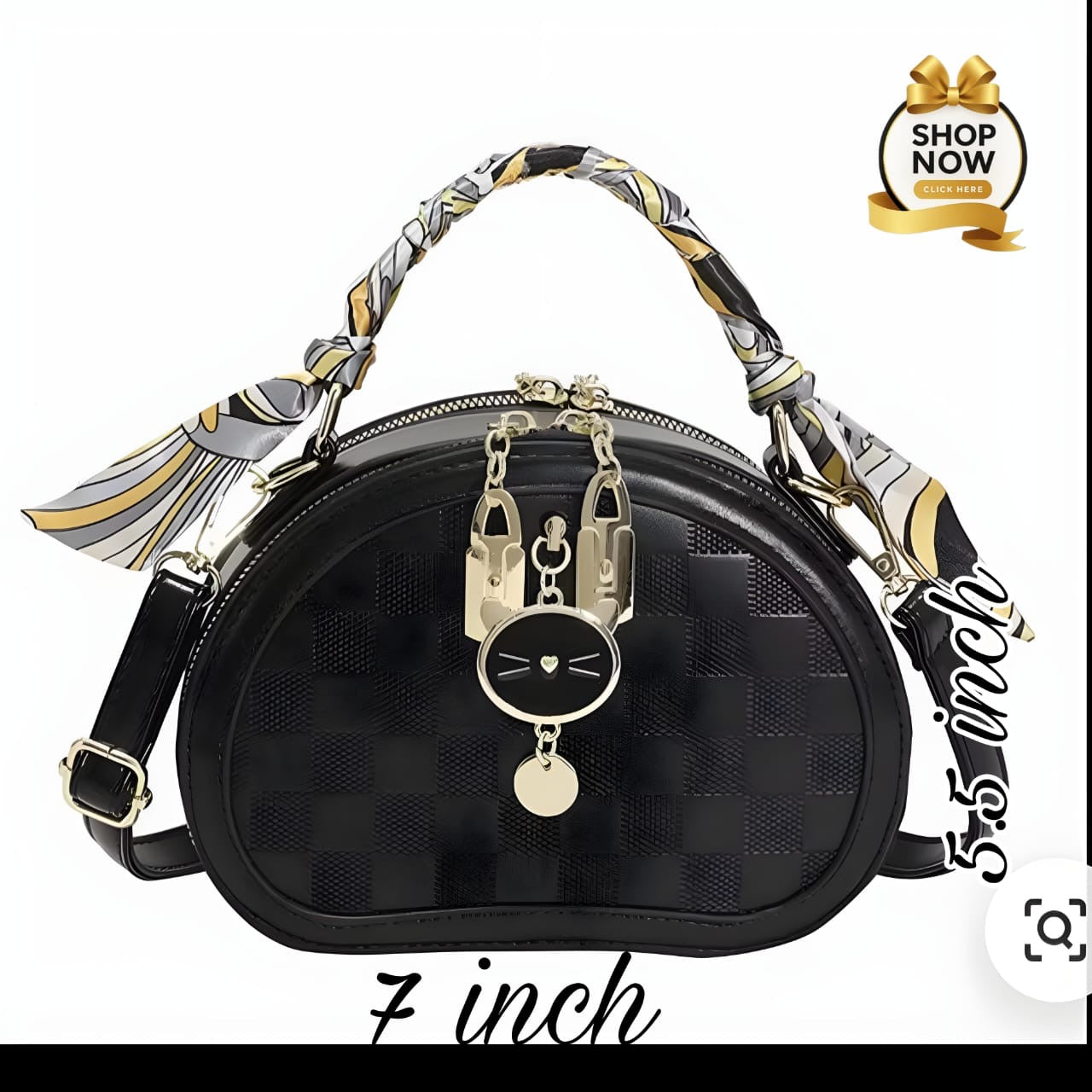 Cat Charm Bag