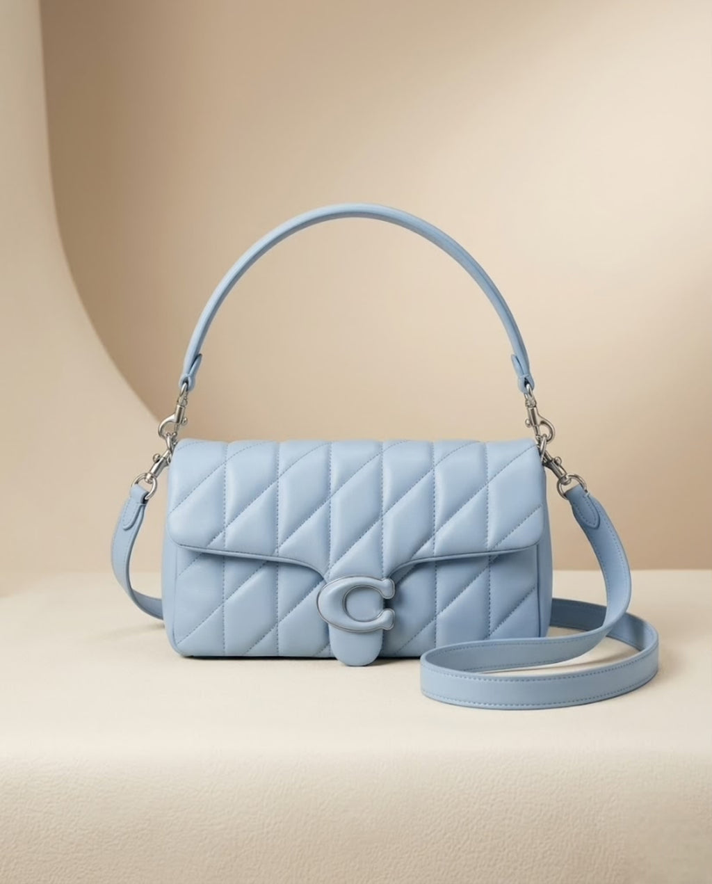 Fluffy Coach Crossbody