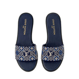 LV Embroidered Slide Slippers