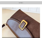 Classic Suede & Leather Crossbody