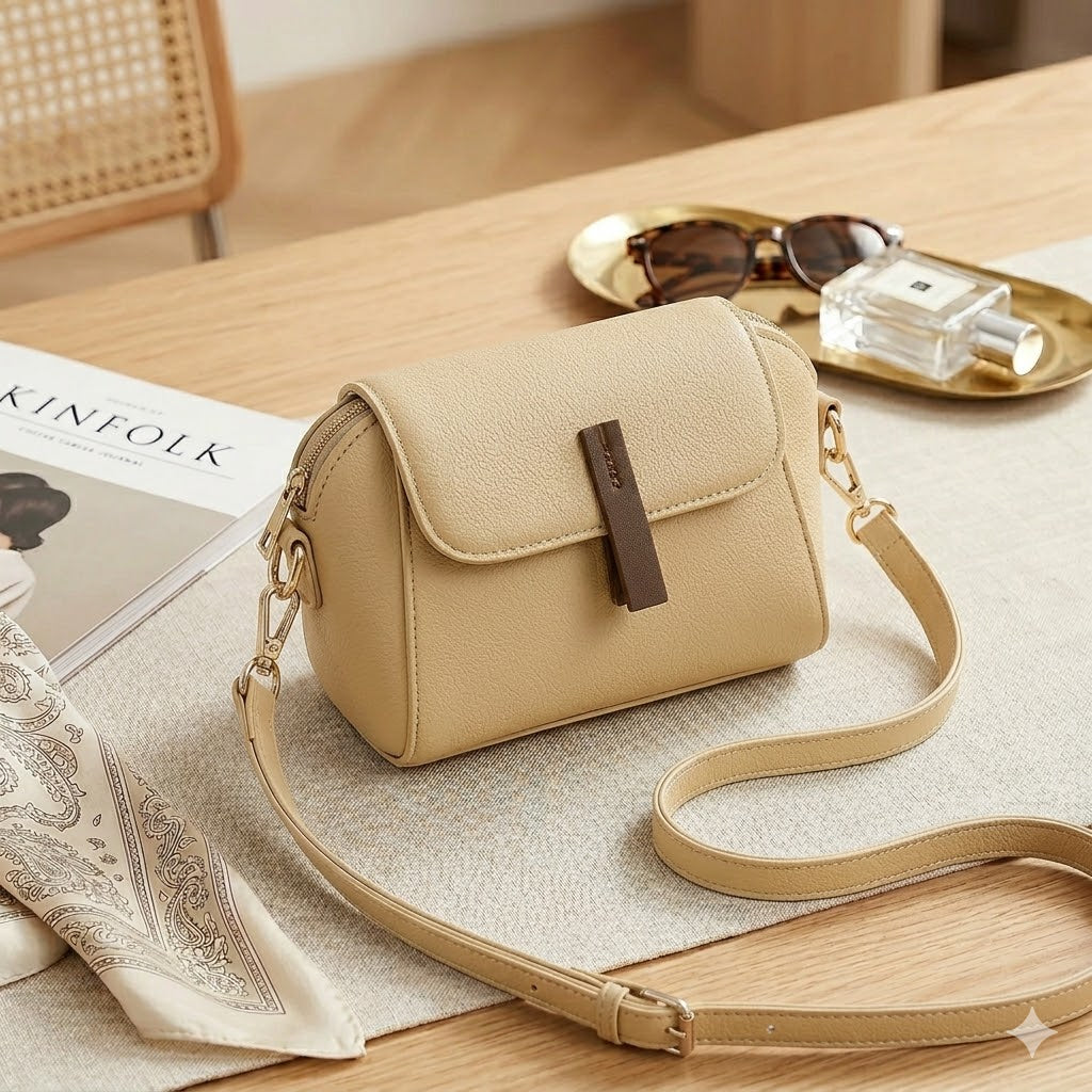 Minimalist  Satchel Bag with Adjustable Strap