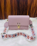Elegant Printed Belt Crossbody