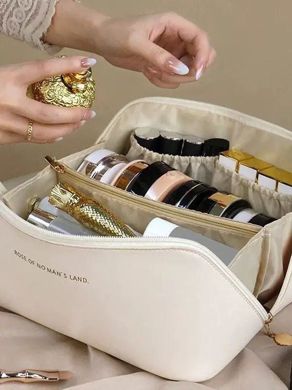Premium Makeup Organizer Bag – Travel Cosmetic Storage for Women