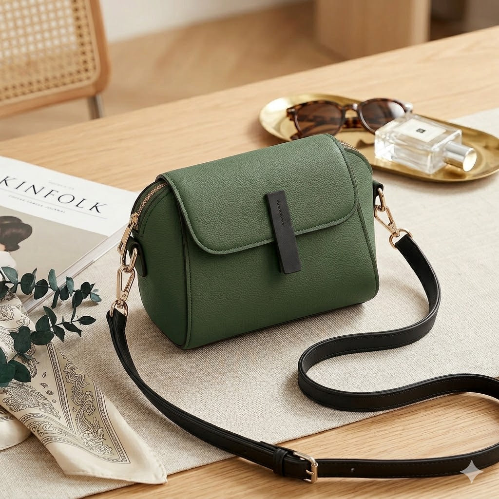 Minimalist  Satchel Bag with Adjustable Strap