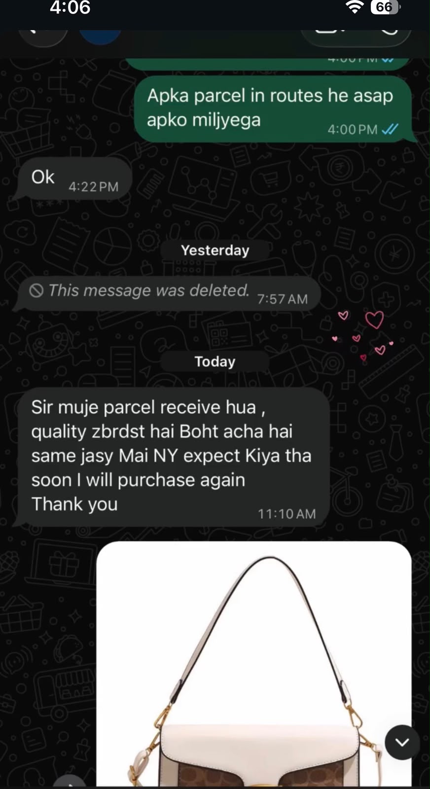 Bagsheaven customer review