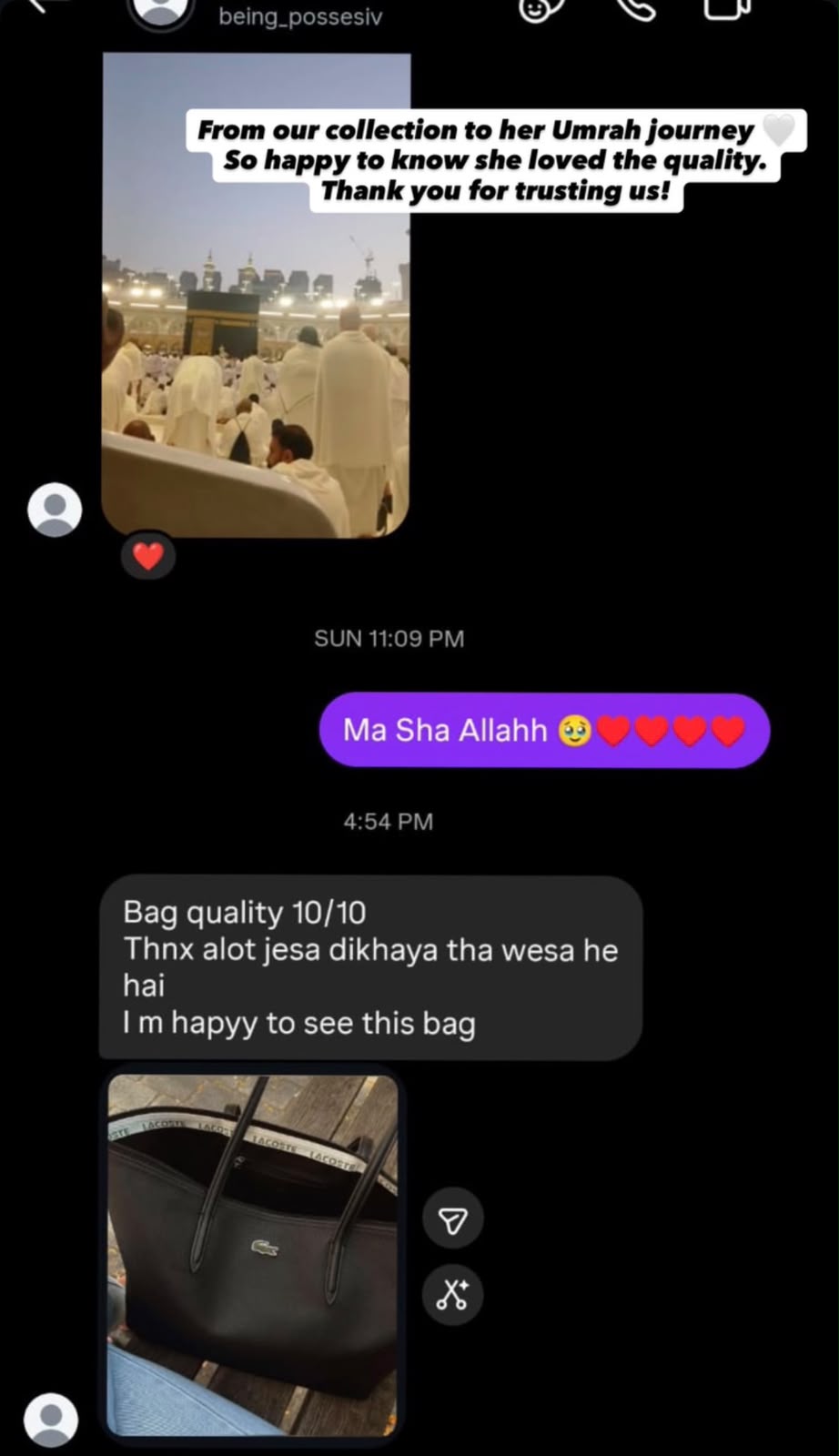 Bagsheaven customer review