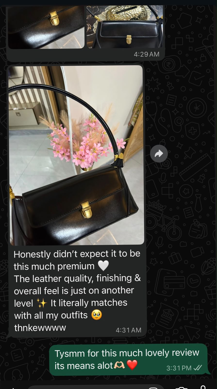 Bagsheaven customer review