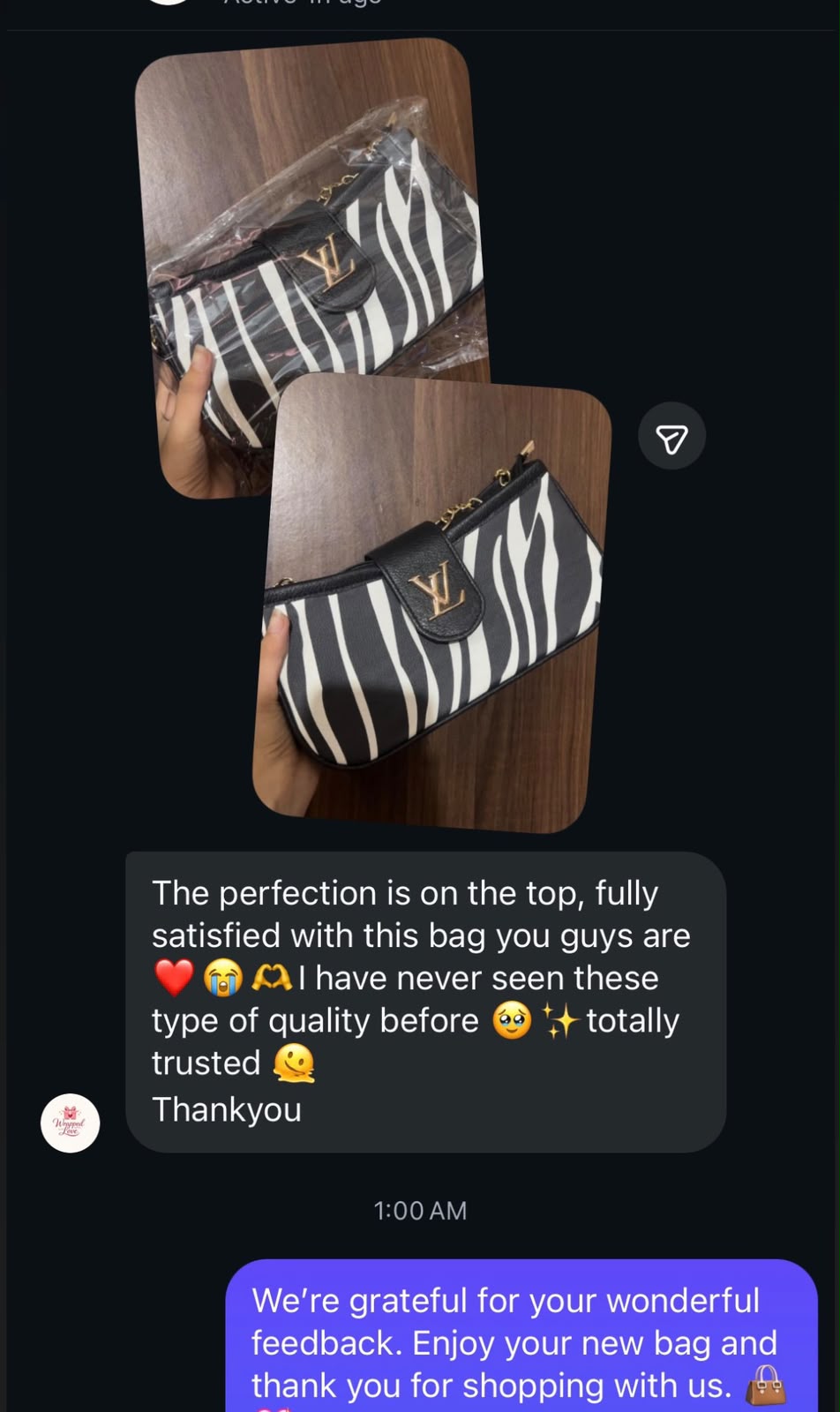 Bagsheaven customer review