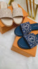 LV Embroidered Slide Slippers