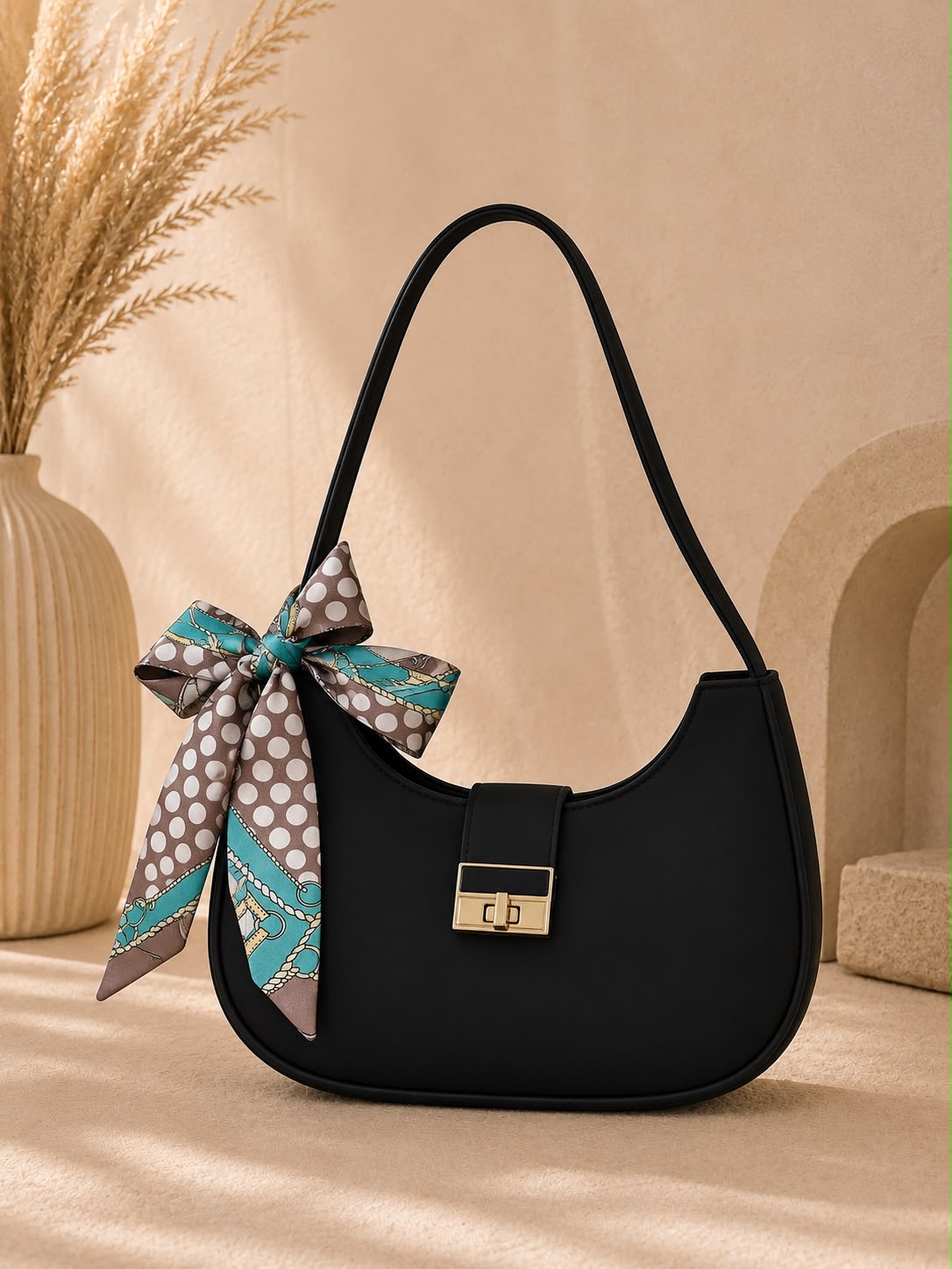 Ribbon Moon Bag