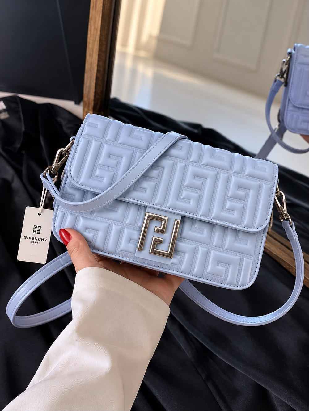 Classic Geometric Mini Flap Bag
