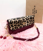 Leopard Luxe Coach Shoulder Bag