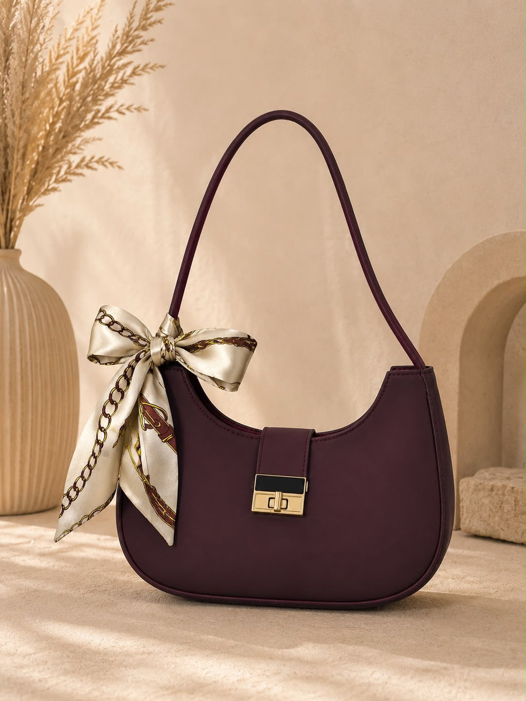 Ribbon Moon Bag