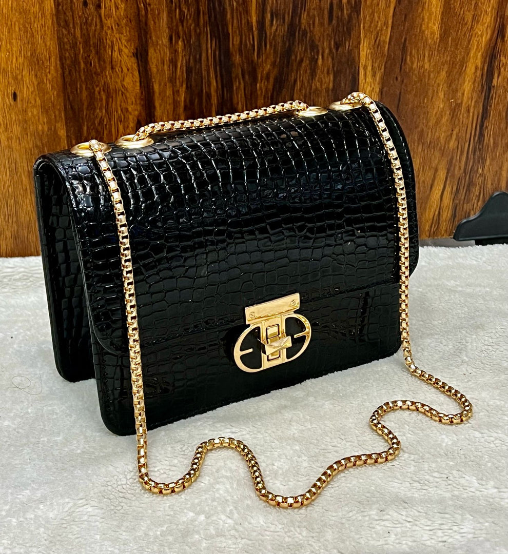 The Croco Crossbody