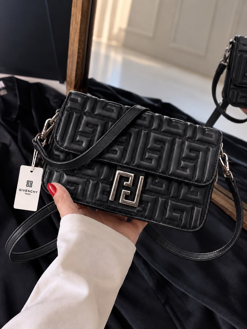 Classic Geometric Mini Flap Bag