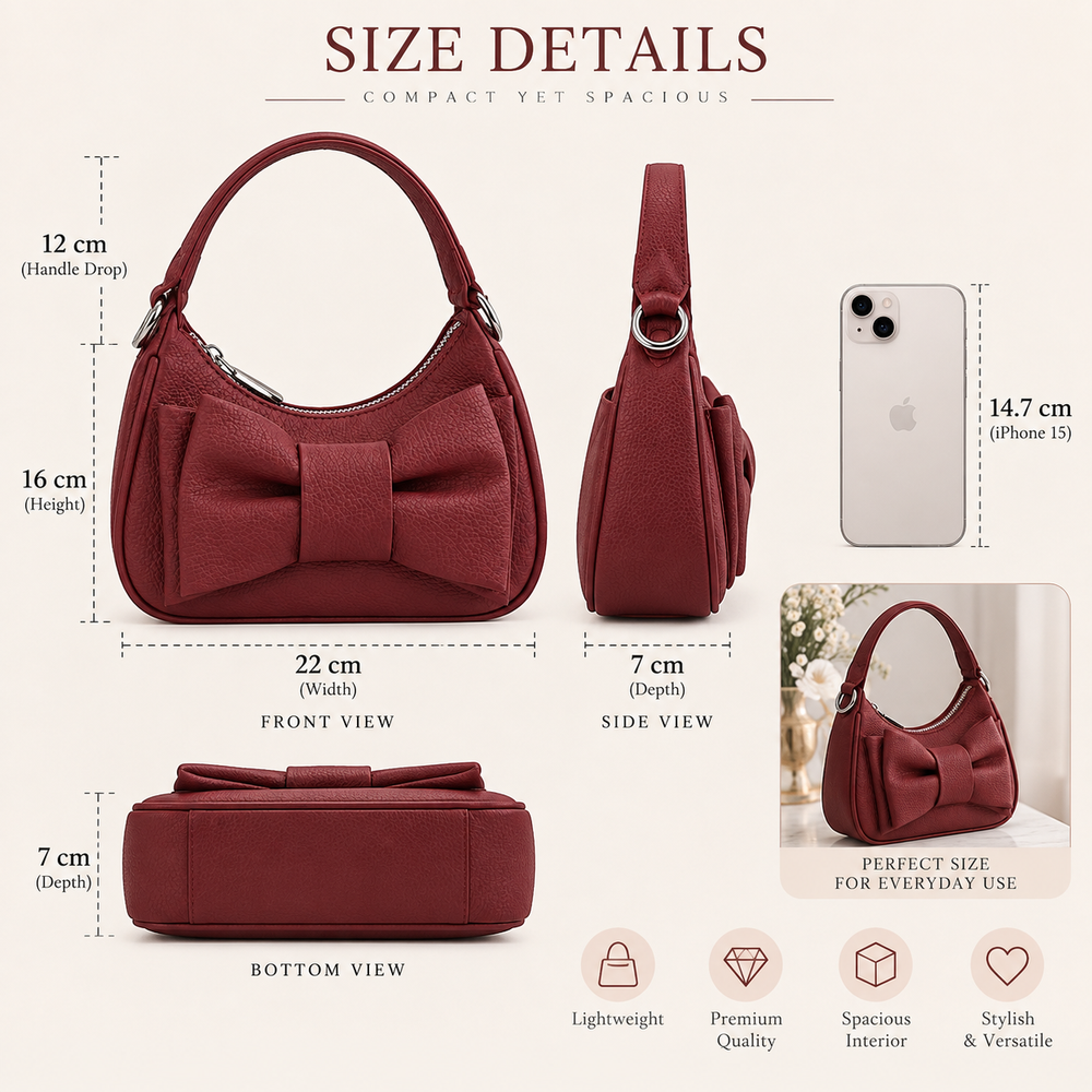 Bow Shoulder Bag