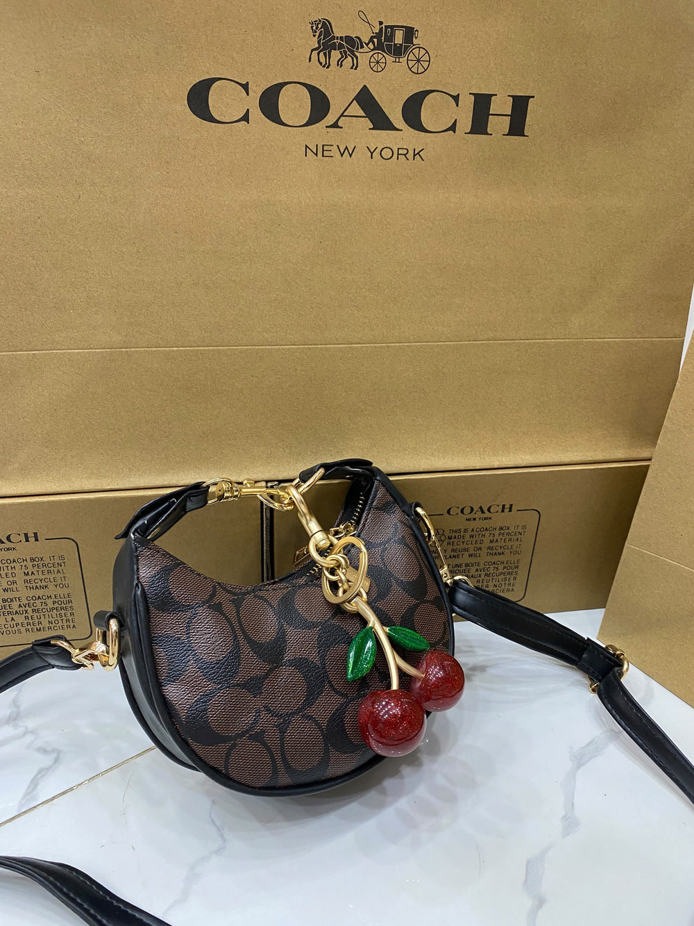 Coach Crescent Bag For Girls