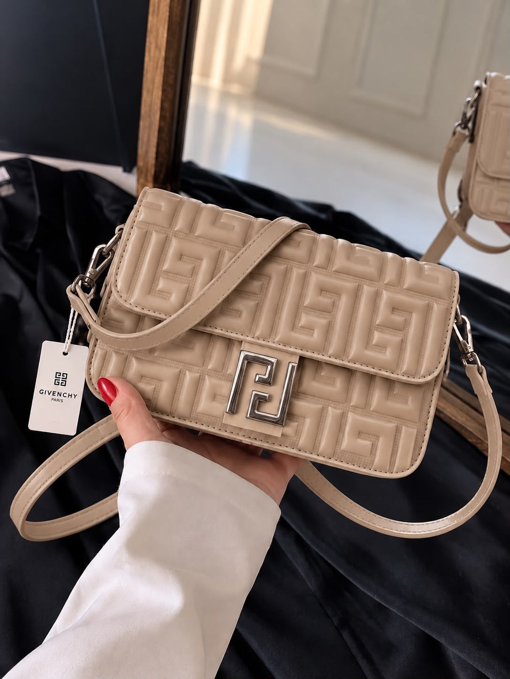 Classic Geometric Mini Flap Bag