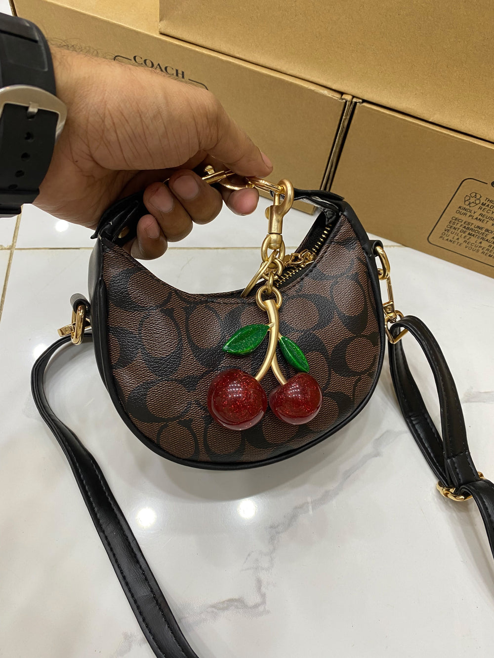 Coach Crescent Bag For Girls