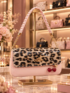 Leopard Luxe Coach Shoulder Bag