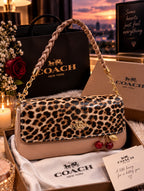 Leopard Luxe Coach Shoulder Bag