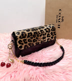 Leopard Luxe Coach Shoulder Bag